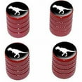 thumbnail image 1 of Dinosaur Tyrannosaurus Rex Tire Rim Wheel Aluminum Valve Stem Caps, Multiple Colors, 1 of 1