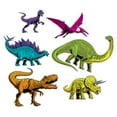 thumbnail image 1 of Dinosaur Wall Cutouts - 6 Pieces, 1 of 2