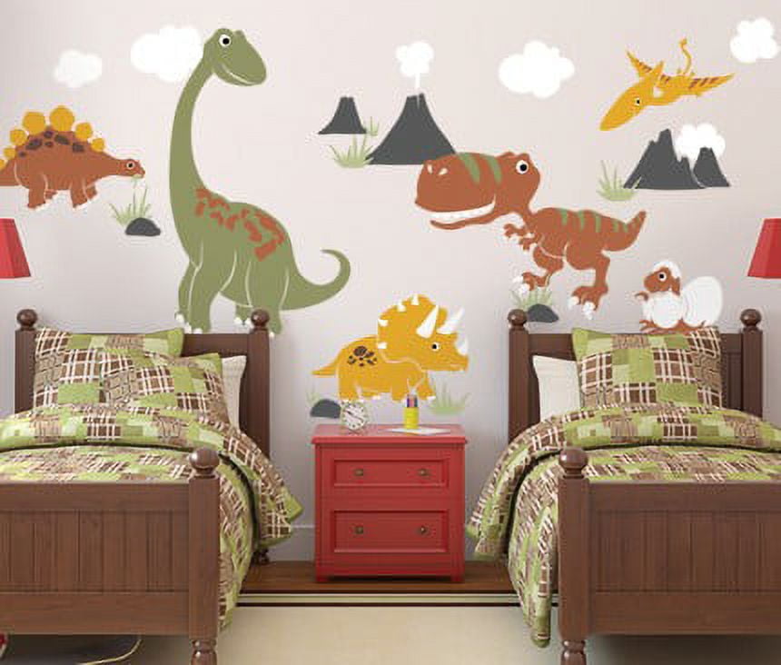 Dinosaur Wall Decal - Scheme C