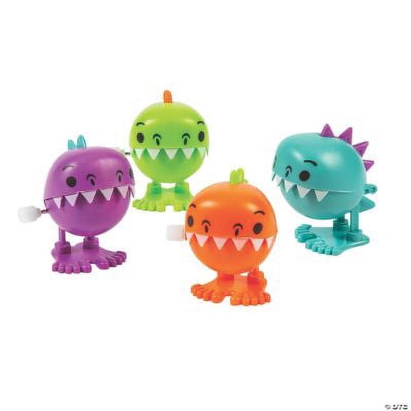 Fun Express Dinosaur Wind-Up Toy Birthday Party Favors 12 Pieces