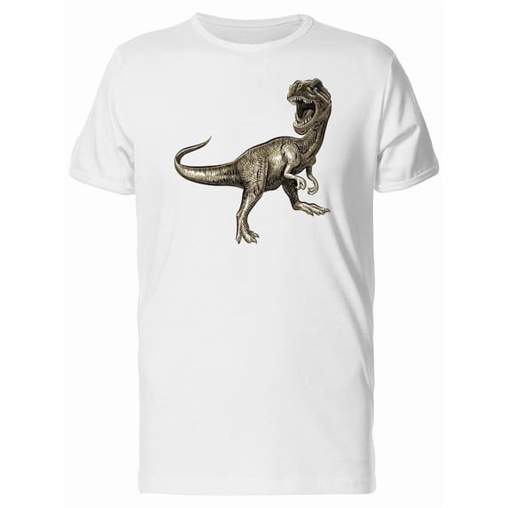 Dinosaur With Mouth Open T-Shirt Men -Image by Shutterstock, Male Small