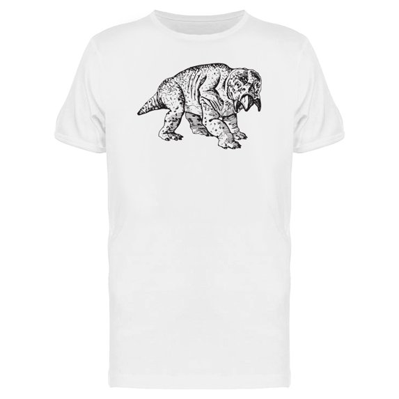 Dinosaur With Weird Mouth T-Shirt Men -Image by Shutterstock, Male XX-Large