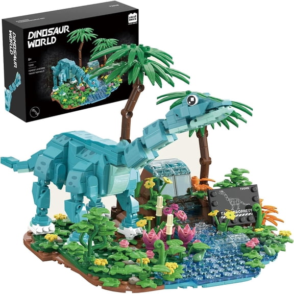 Dinosaur World Building Block Set,Brachiosaurus Dinosaur Park Sets ,Brachiosauru Building Sets,Home or Office Dcor Sets (559pcs)