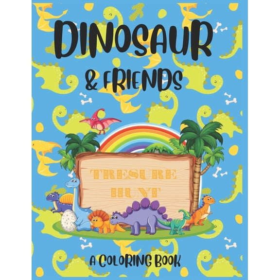 Dinosaur & Friends: Treasure Hunt, (Paperback)
