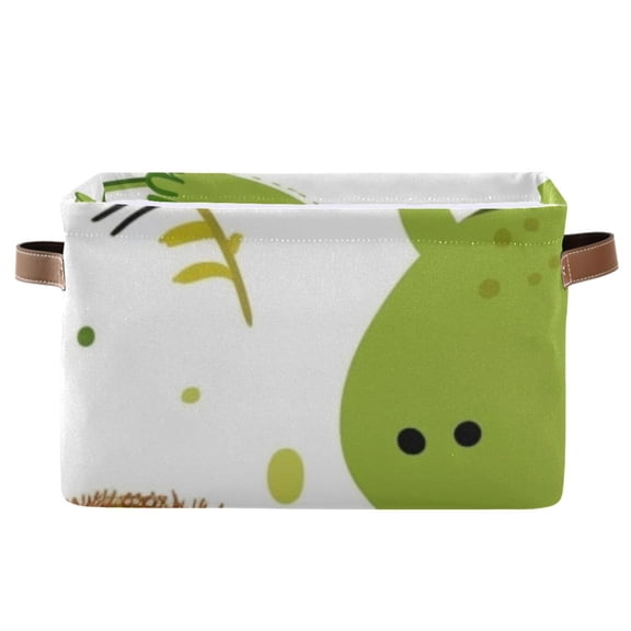 Dinosaur and Kiwi Storage Bins Baskets With Handles Storage Box Clothes Organizer Organization Toys