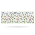 thumbnail image 1 of Dinosaur and Pineapple White Pattern Non Slip Microfiber Bathroom Rugs, Soft Rubber Backing Bath Mats for Bathroom Floor Tub and Shower,17"x47", 1 of 5