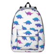 thumbnail image 1 of Dinosaur and Silhouette White Pattern Backpack for School, Cute School Bag with Adjustable Shoulder Straps and Padded Back, 15.7"x11.8"x5.5", 1 of 5