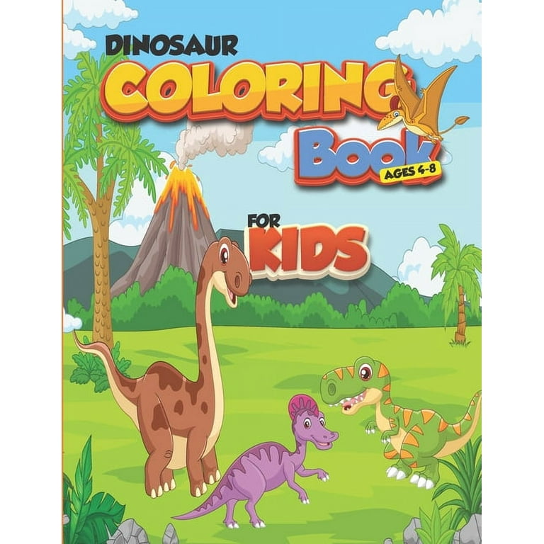 Color by Numbers For Kids Ages 4-8: Dinosaur, Sea Life, Animals, Butterfly, and Much More! [Book]
