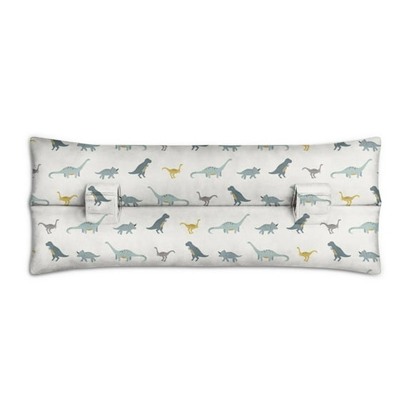Dinosaur in Nature Seat Belt Pillow - Post Surgery Chest Protector - Earthy & Relaxing Dino Print