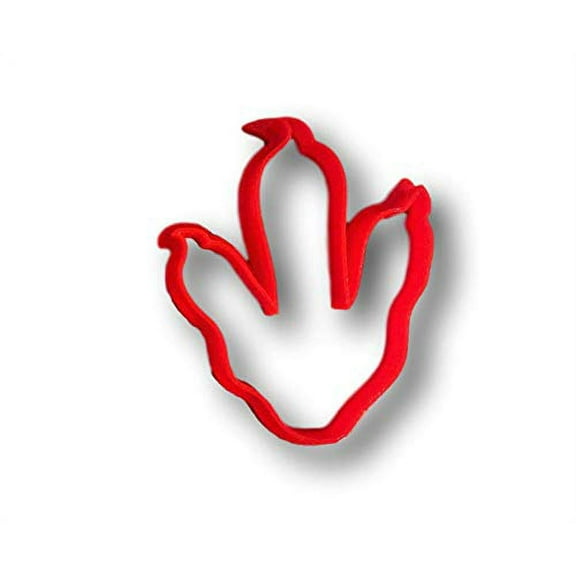 Dinosaur paw Cookie Cutter style (2 inch)- Fast Shipping - Sharp Edges - Exceptional Quality