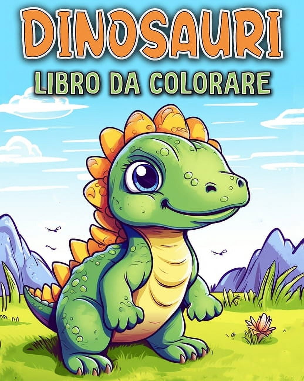 Draghi Libro da colorare: per bambini dai 4 agli 8 anni Carino draghi