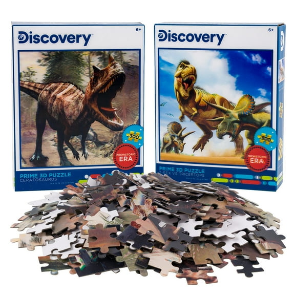 Dinosaurs 300 pcs Prime 3D Puzzle- ship 1 pc randomly