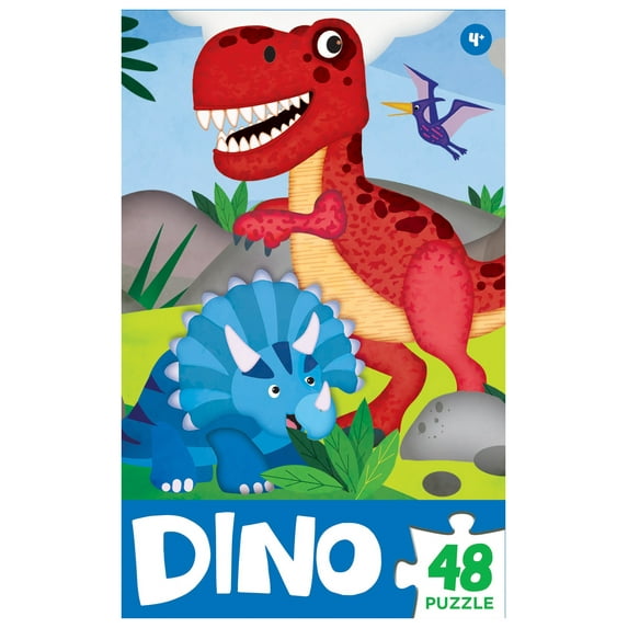 Dinosaurs 48 Pieces Interlocking Jigsaw Puzzle for Kids