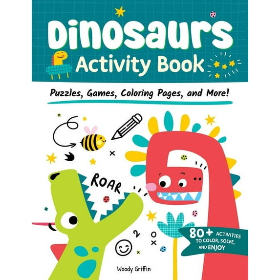 Dinosaurs Activity Book: Puzzles, Games, Coloring Pages, and More!, (Paperback)