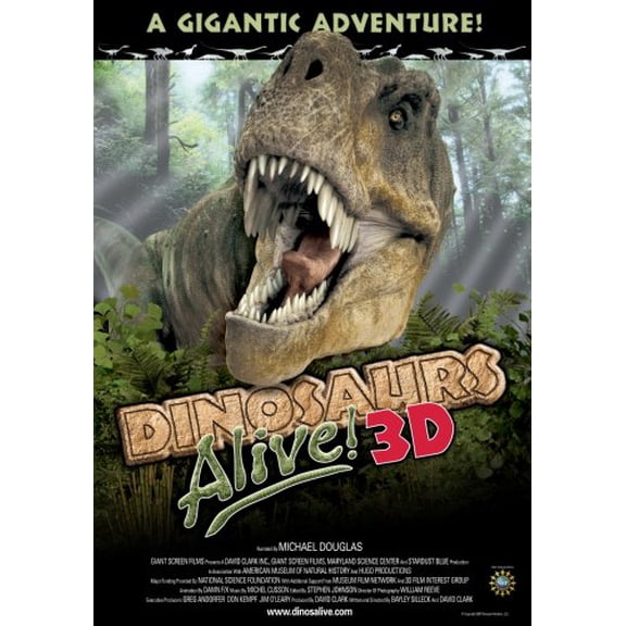 Dinosaurs Alive 3D Movie mini poster 11inx17in in Mail/storage/gift tube 11x17 poster