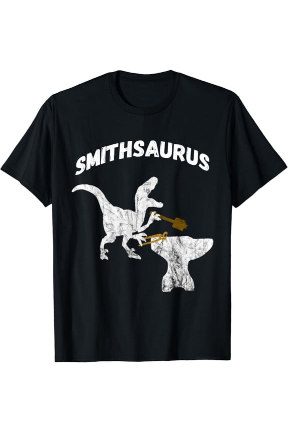 Dinosaurs Blacksmith Tongs Blacksmithing Funny Gift Unisex T-Shirt