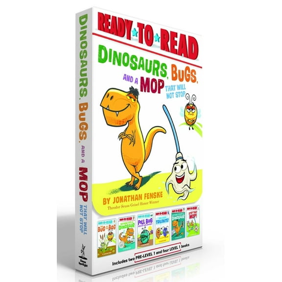 Dinosaurs, Bugs, and a Mop That Will Not Stop (Boxed Set): The Bug in the Bog; Nothing Fits a Dinosaur; Pill Bug Does No, (Paperback)