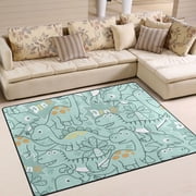 Cartoon Dinosaur Area Rugs Lovely Dinosaur Carpet For Boys Kids Cute Animal Carpet Dinosaur Rugs Boys Bedroom Living Room Bedroom Kitchen Playing Room