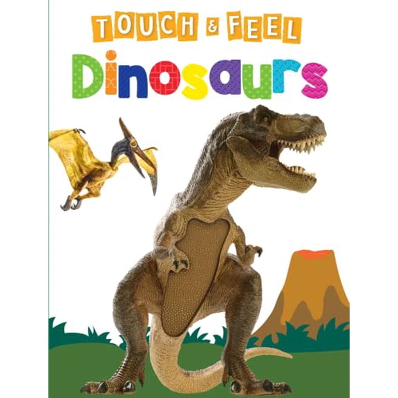 Pre-Owned Dinosaurs - Children's Touch and Feel Board Book - Sensory Board Book (Touch & Feel Sensory Board Books for Baby & Toddler Time)
