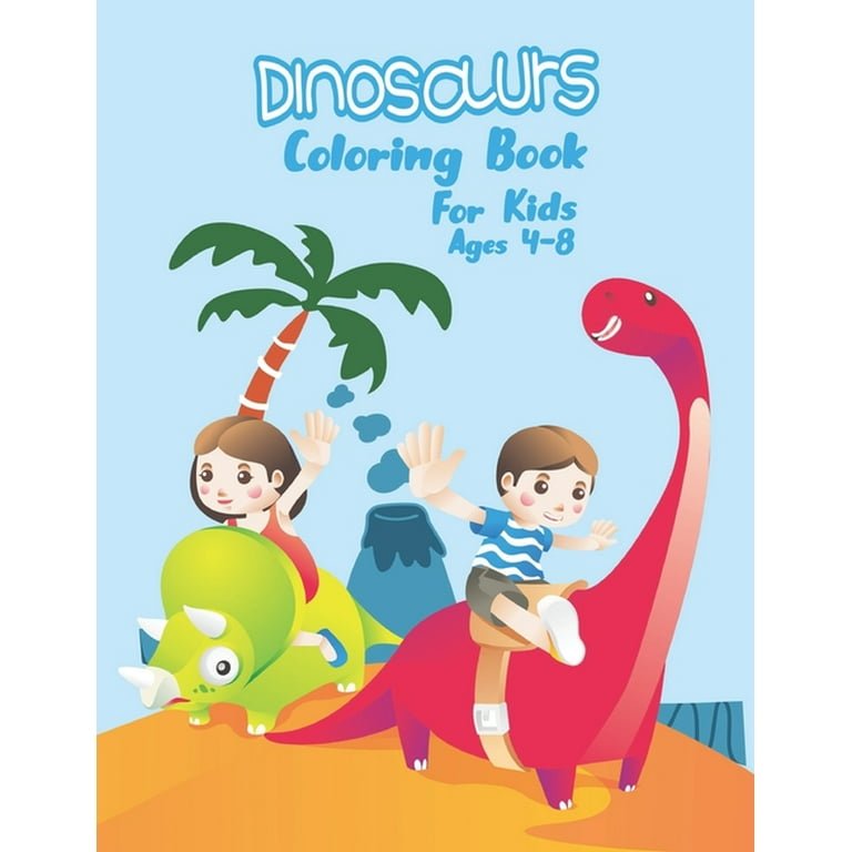 Awesome Dinosaurs Coloring Book for Kids