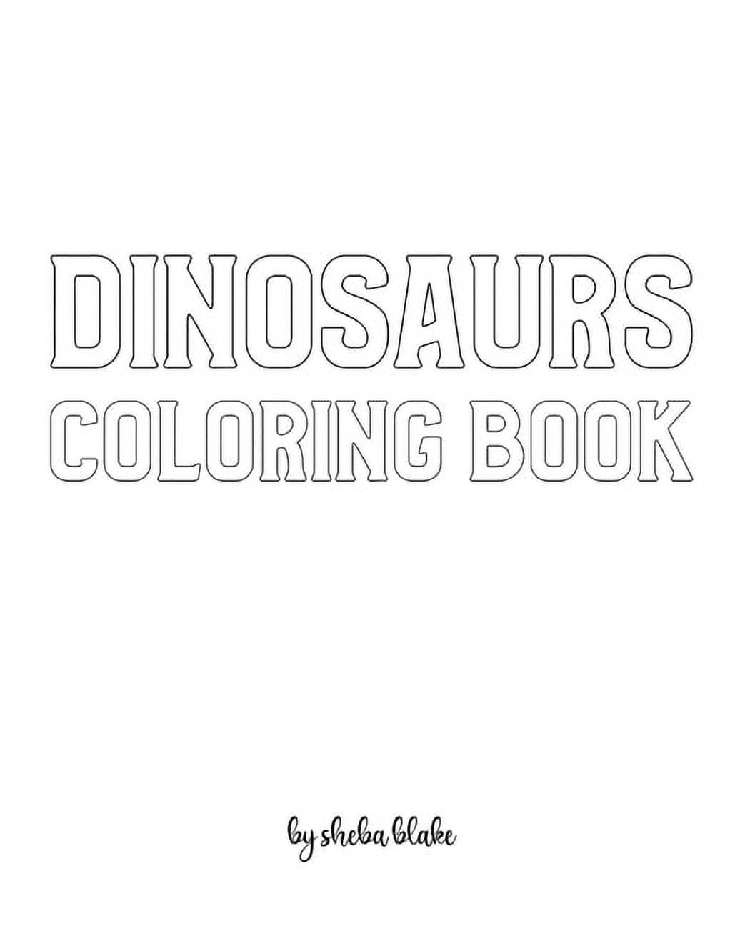 Dinosaurs Coloring Books Dinosaurs with Scissor Skills Coloring Book