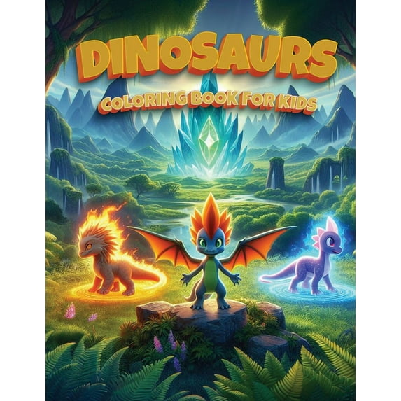 Dinosaurs: Dinosaur Designs For Boys and Girls, (Paperback)