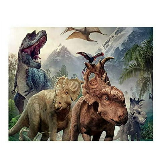 Dinosaurs Edible Icing Image Cake Topper (1/4 Sheet)
