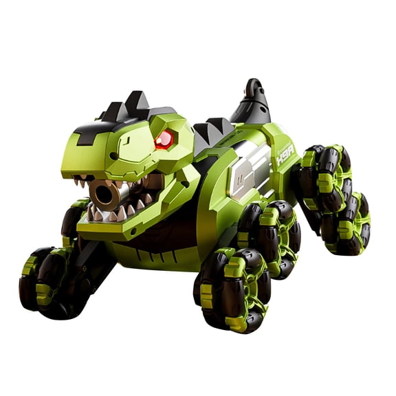 Dinosaurs- Eight-Wheel RC Car with Sound-Activated Spray Effect and Realistic Motion Sensor for Indoor and Outdoor Play