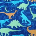 thumbnail image 1 of Dinosaurs Fleece Fabric, 1 of 1