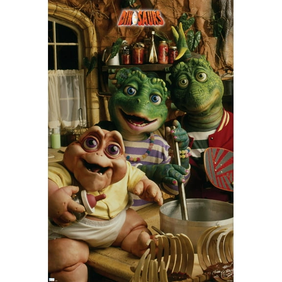 Dinosaurs - Group Wall Poster, 22.375" x 34"
