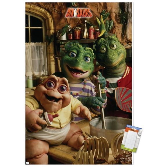 Dinosaurs - Group Wall Poster, 22.375" x 34"