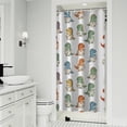 thumbnail image 1 of Dinosaurs with Hatching Eggs Pattern Shower Curtain 36"x72" ,Bathroom Decorative Shower Curtains Set with 12 Hooks,Modern Waterproof Washable Shower Curtain, 1 of 6