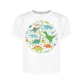 thumbnail image 1 of Dinosaurs In Circle T-Shirt Men -Image by Shutterstock, Male Large, 1 of 2