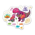 thumbnail image 1 of Dinosaurs Mom and Baby Cute - 5" Vinyl Sticker - For Car Laptop I-Pad - Waterproof Decal, 1 of 1