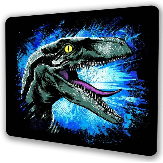 Dinosaurs Mouse Pad with Personalized Design Computer Laptop Non-Slip Rubber Mouse Pad 9.5x7.9 Inch
