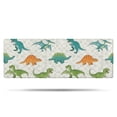 thumbnail image 1 of Dinosaurs Pattern Bathroom Rugs Mat,Non Slip Microfiber Bathroom Rug,Rubber Backing,Soft Bathroom Mats for Bathroom Floor,Tub and Shower,47x17in(120x43cm), 1 of 5