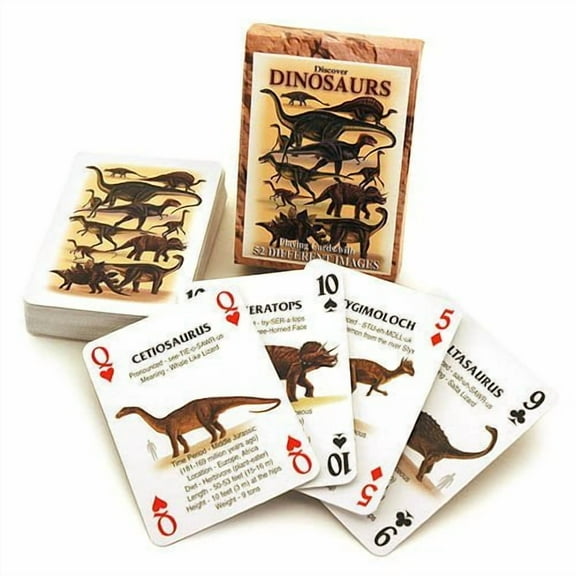 SEA and SKY Discover Dinosaurs Playing Cards