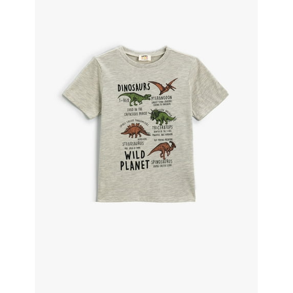 Dinosaurs Printed T-Shirt