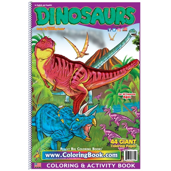 Dinosaurs Really Big Coloring Book