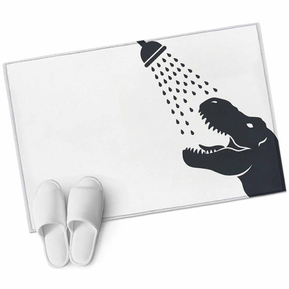 Dinosaurs Showering Area Rugs Collection 2'x3', Modern Abstract Art Funny Animals Non Slip Indoor Rectangle Throw Runner Rug Floor Mat Carpet for Living Room Dining Table Bedroom Nursery