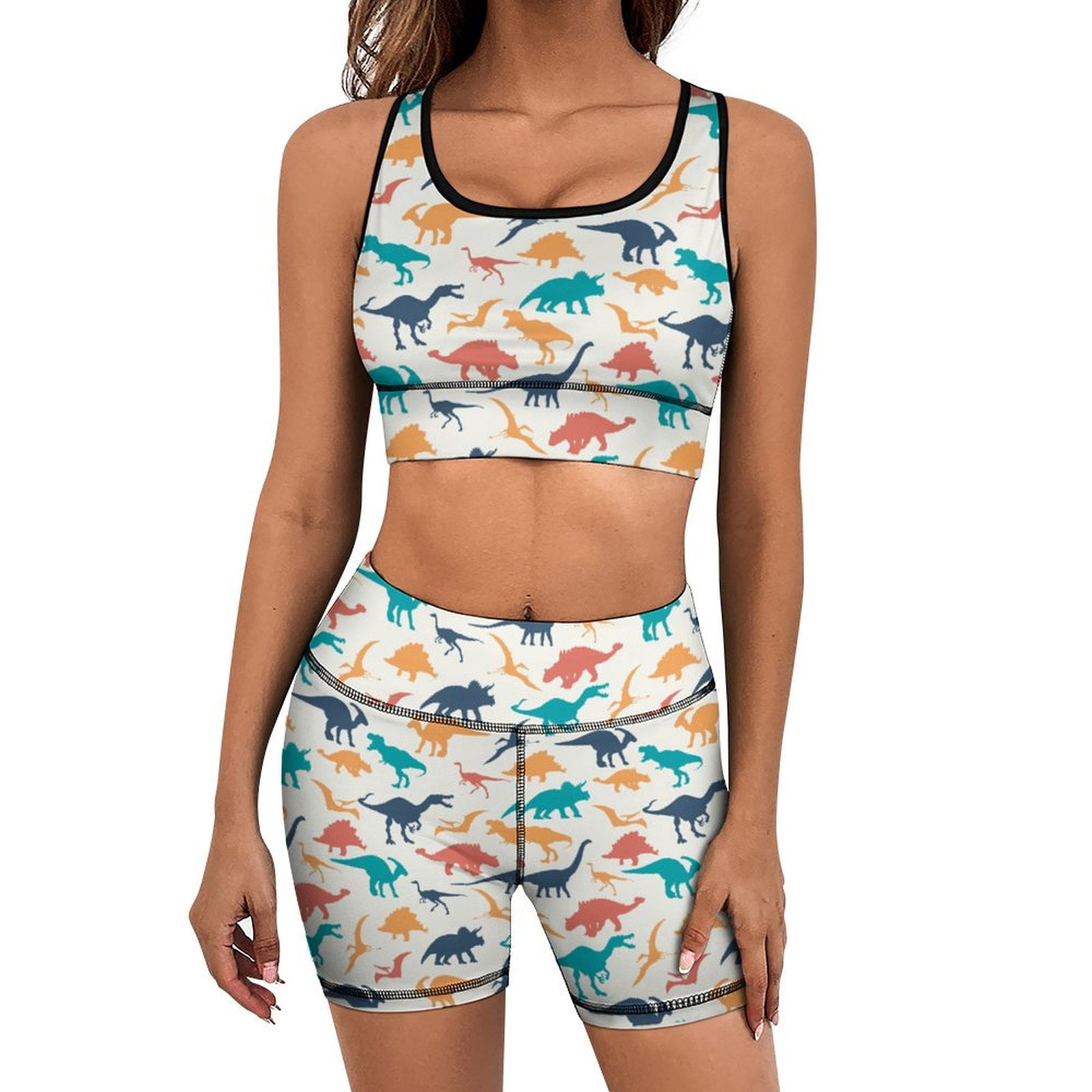 Women’s Activewear Crop Top & Shorts Set main image 1
