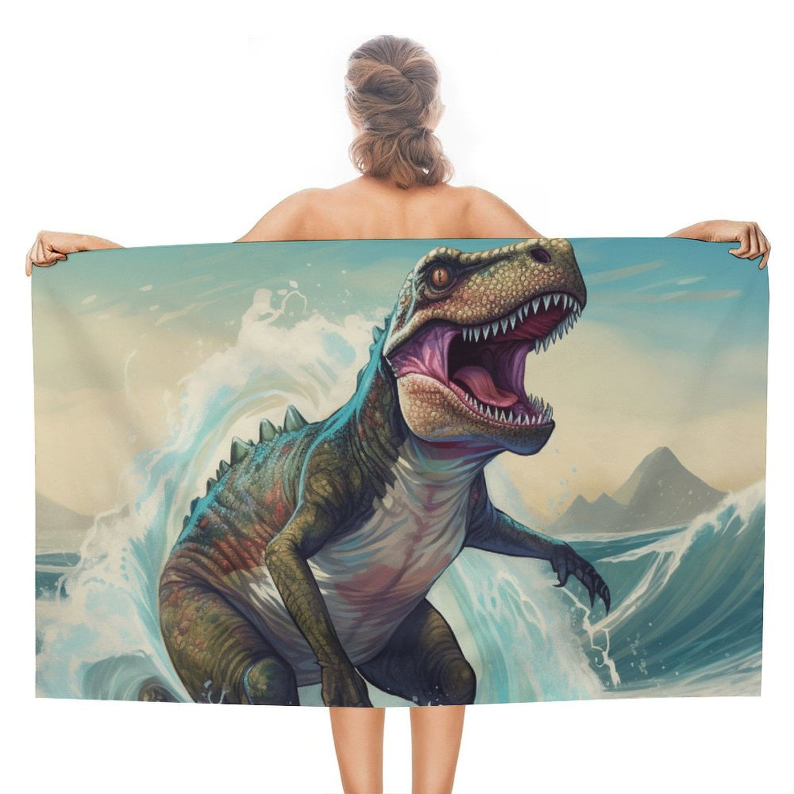 Hooded Baby Towel - Dinosaur – Mamas & Papas UK