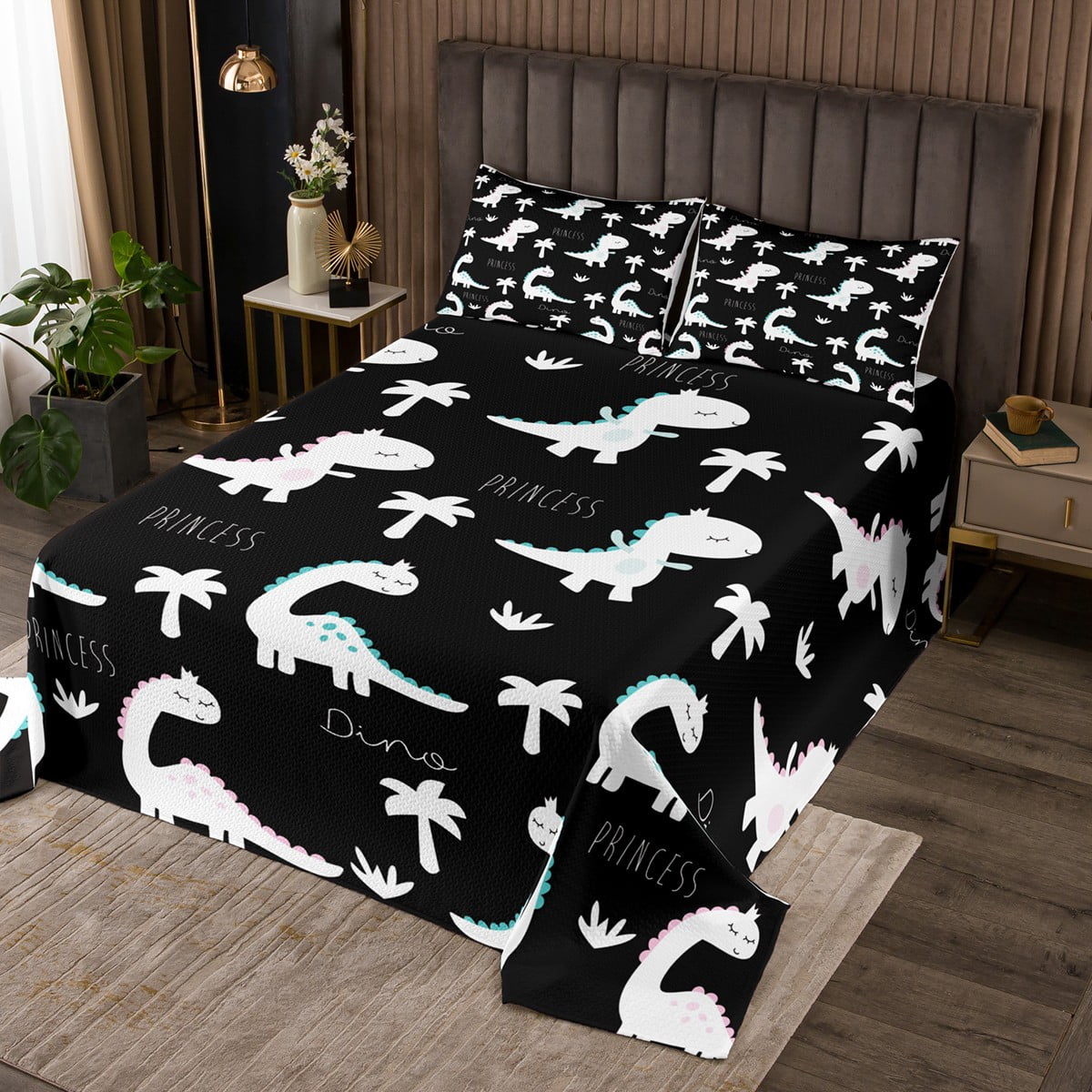 Copriletto Panda Comforter - Set Matrimoniale Con Stampa 3D, Verde Foglie, Morbido E Lavabile - Foto 6