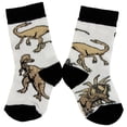 thumbnail image 1 of Dinosaurs Walking In Grass Juvy Socks - 4-8, 1 of 1