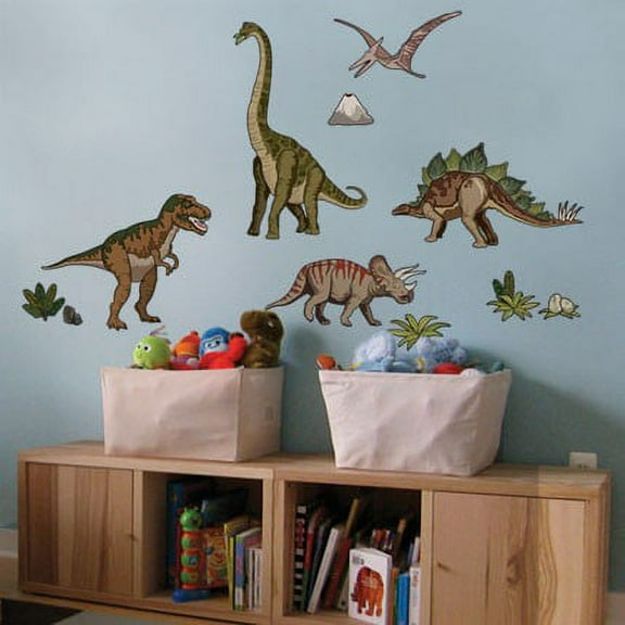 Dinosaurs Wall Sticker - Natural - Peel and Stick