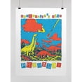 thumbnail image 1 of Dinosaurs Watching Meteor: Everything's Fine UN Poster, 1 of 3
