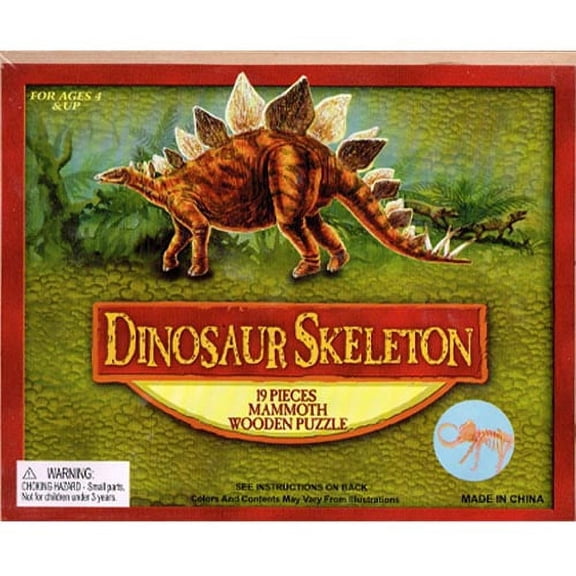 Dinosaurs Wooden Skeleton Puzzle 'Mammoth' (1ct)