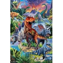 Dinosaurs by Jenny Newland Poster - 24" x 36"