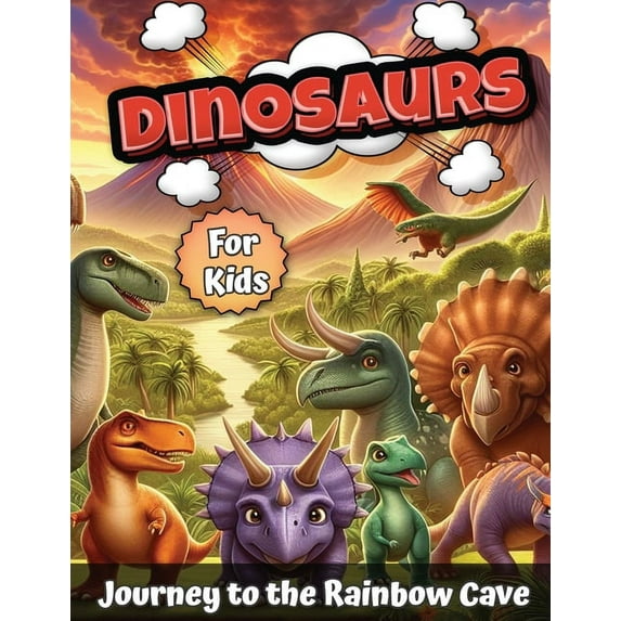 Dinosaurs for kids: Journey to the Rainbow Cave, (Paperback)