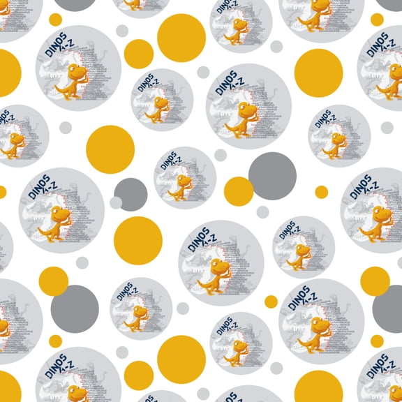 Dinosaurs from A to Z Stacked Names Dinosaur Train Premium Gift Wrap Wrapping Paper Roll